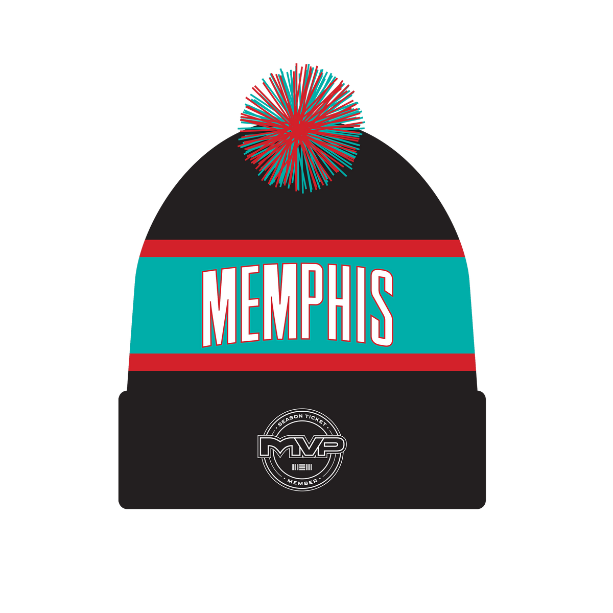 Memphis Grizzlies MVP Beanie Hat – Grizz MVP Store display picture 2